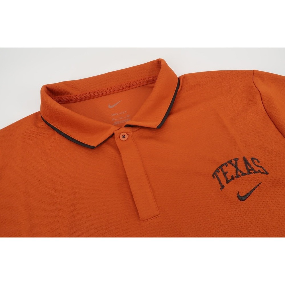 Texas Longhorns Nike‎ Dri-Fit Polo Shirt Burnt Orange Mens XL DR3079-802